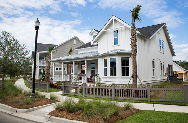 Camelia Plan a Sabal Homes Side of House View in Summerville, SC