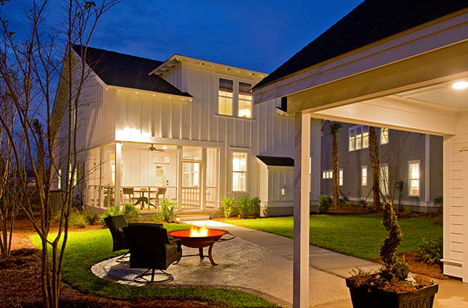 Camelia Plan a Sabal Homes Backyard View in Summerville, SC
