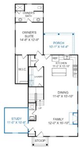 Magnolia Plan a FrontDoor Communities First Floor Plan near Charleston, SC