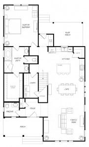 Carolina Cherry Plan a Sabal Homes First Floor Plan near Charleston, SC
