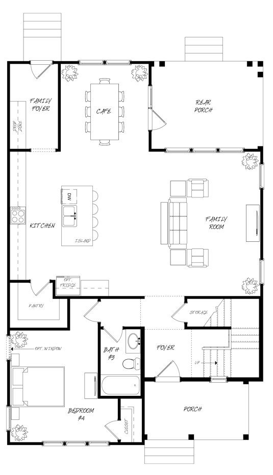 Golden Bell Plan a Saussy Burbank First Floor Plan in Summerville, South Carolina