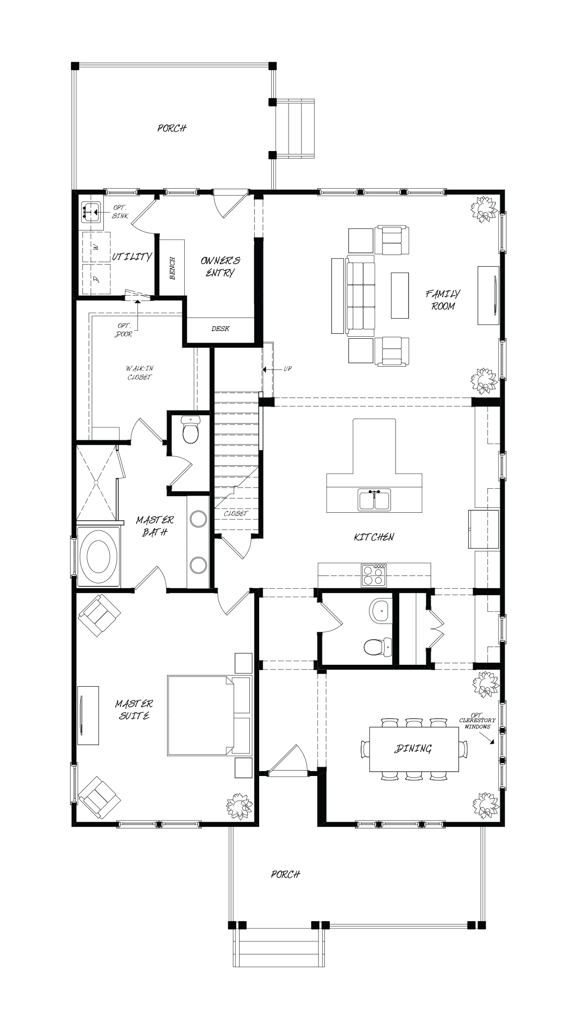 Firethorn Plan a Sabal Homes First Floor Plan near Charleston, SC