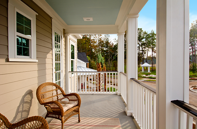 Firethorn Plan a Sabal Homes Patio View near Charleston, SC