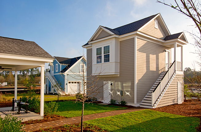 Firethorn Plan a Sabal Homes Backyard View near Charleston, SC