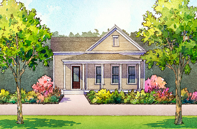 Sassafras Plan a Frontdoor Communities House Drawing in Summerville, SC