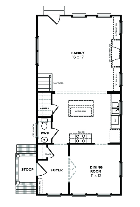 Lily Plan a FrontDoor Communities First Floor Plan in Summerville, SC
