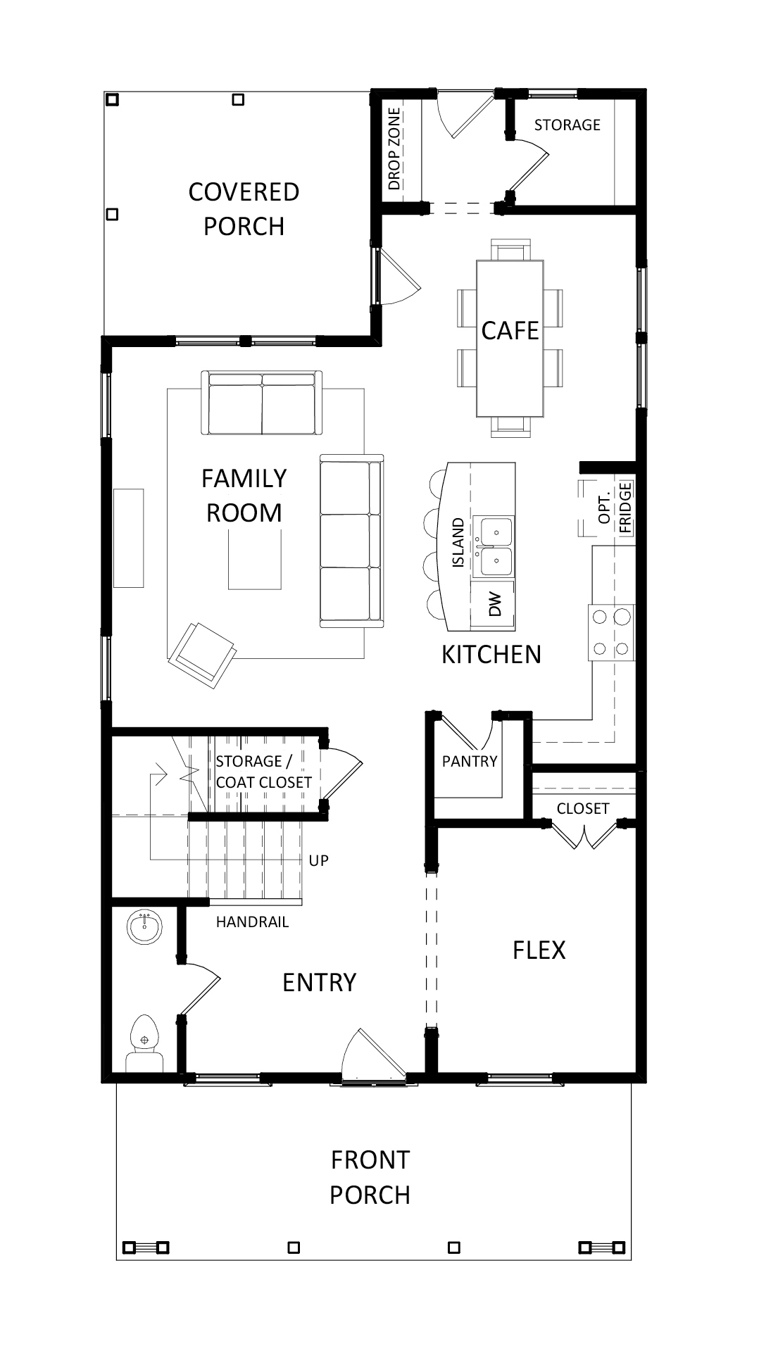 Ellis Plan a Sabal Homes First Floor Plan in Summerville, South Carolina