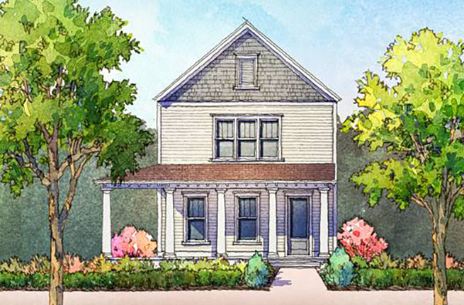 Honeysuckle Plan a Dan Ryan Builders House Drawing near Charleston, SC