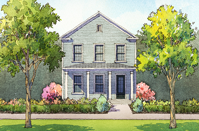 Hayward Plan a FrontDoor Communities House Drawing in Summerville, SC