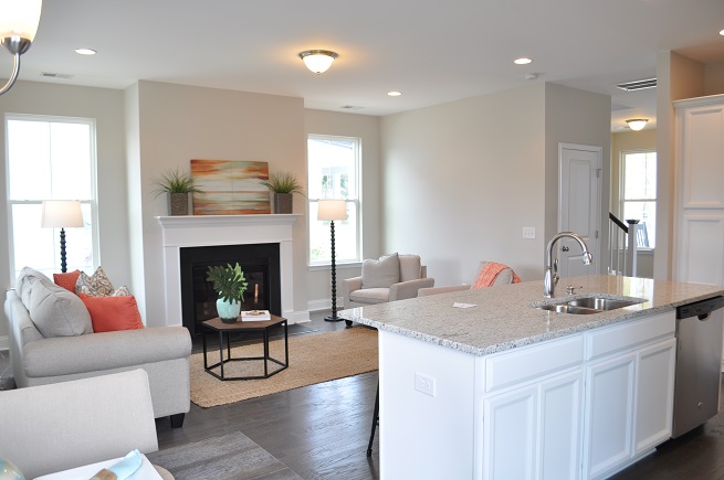 437 Watergrass Way a Sabal Homes Family Room View near Charleston, SC