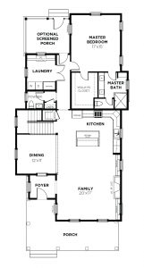 Acorn Plan - a Saussy Burbank First Floor Plan in Summervile, SC
